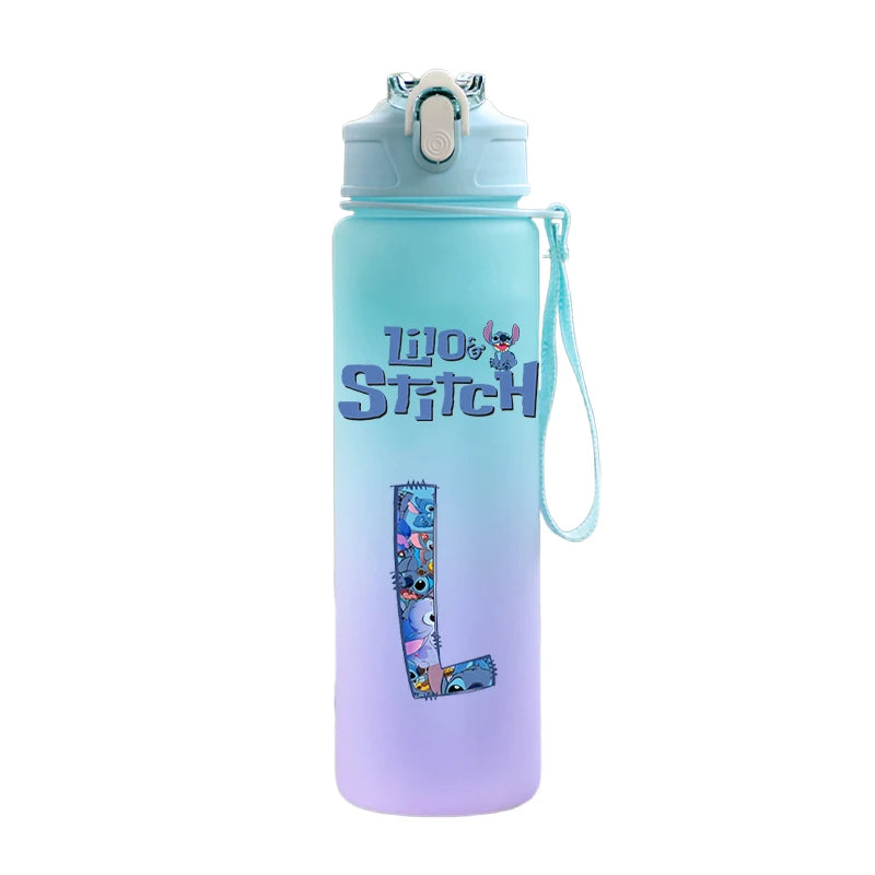 Stitch Bouteille - Grande Capacité 750ML - Lettre A-Z CAN o