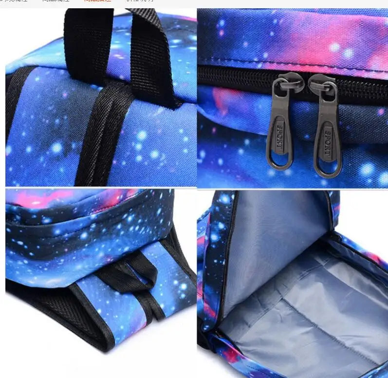 Sac à dos + trousse et pochette Disney CAN o & Stitch