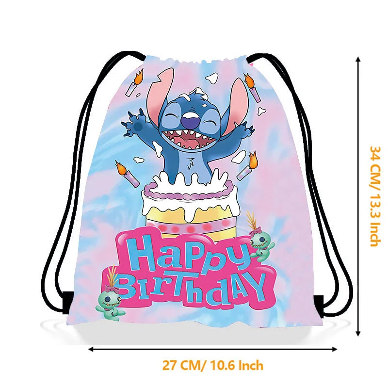 Sac à cordon Disney Anime Stitch