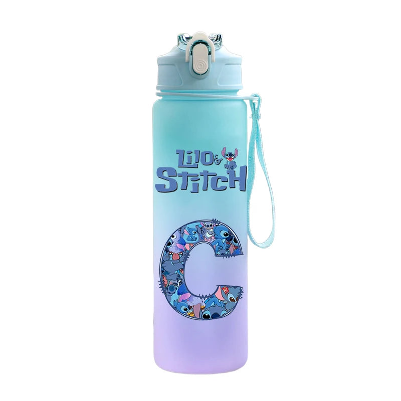 Stitch Bouteille - Grande Capacité 750ML - Lettre A-Z CAN o