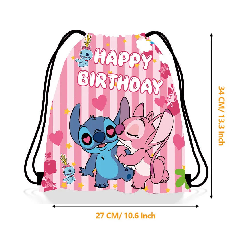 Sac à cordon Disney Anime Stitch