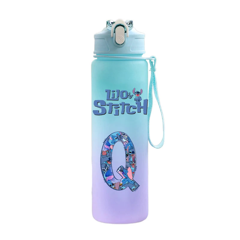 Stitch Bouteille - Grande Capacité 750ML - Lettre A-Z CAN o