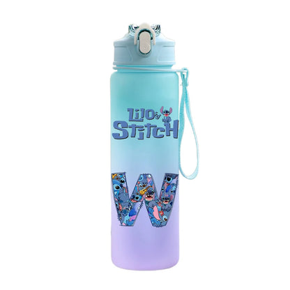 Stitch Bouteille - Grande Capacité 750ML  - Lettre A-Z CAN o