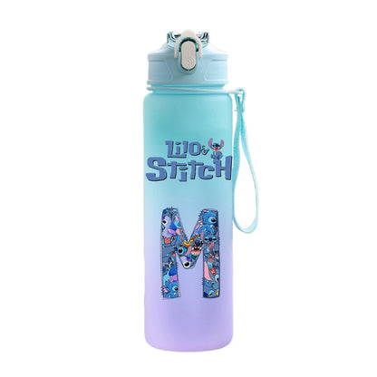 Stitch Bouteille - Grande Capacité 750ML  - Lettre A-Z CAN o