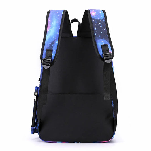 Sac à dos + trousse et pochette Disney CAN o & Stitch