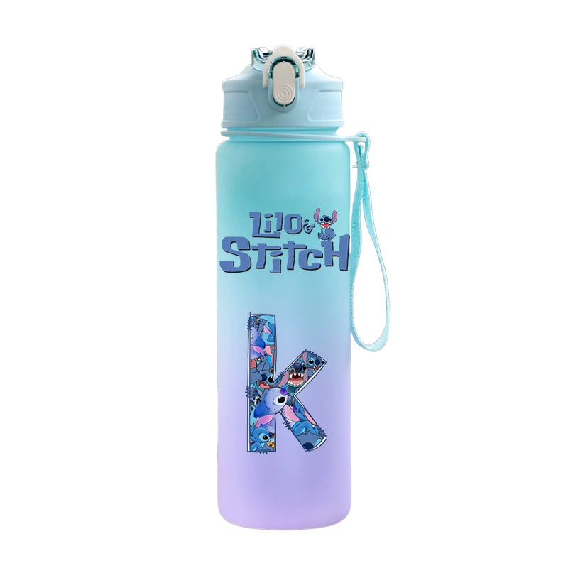 Stitch Bouteille - Grande Capacité 750ML  - Lettre A-Z CAN o