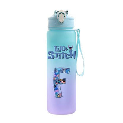 Stitch Bouteille - Grande Capacité 750ML  - Lettre A-Z CAN o