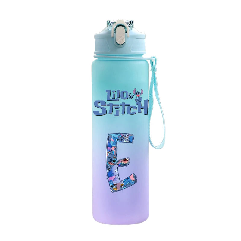 Stitch Bouteille - Grande Capacité 750ML  - Lettre A-Z CAN o