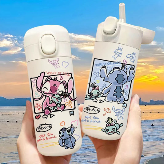 Bouteille Stitch – 450 ml en acier inoxydable