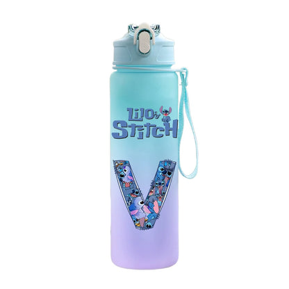 Stitch Bouteille - Grande Capacité 750ML  - Lettre A-Z CAN o