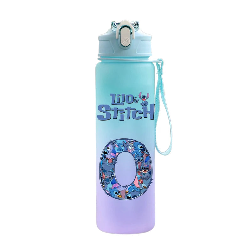 Stitch Bouteille - Grande Capacité 750ML  - Lettre A-Z CAN o
