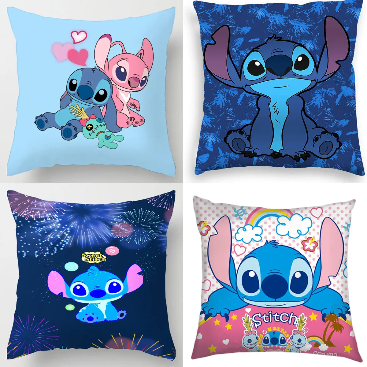 Taie d'oreiller Disney Stitch